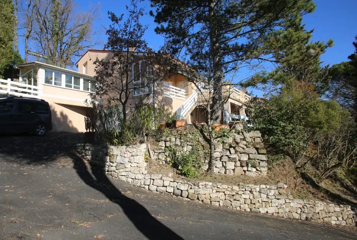 Villa avec piscine à Albi - Vue dominante et grand jardin 