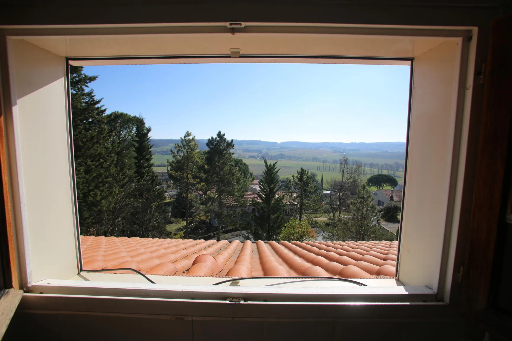 Villa avec piscine à Albi - Vue dominante et grand jardin 