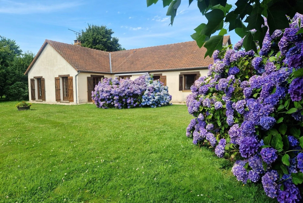 Maison à Épreville avec grand terrain, garage et verger - Idéal famille à la campagne 