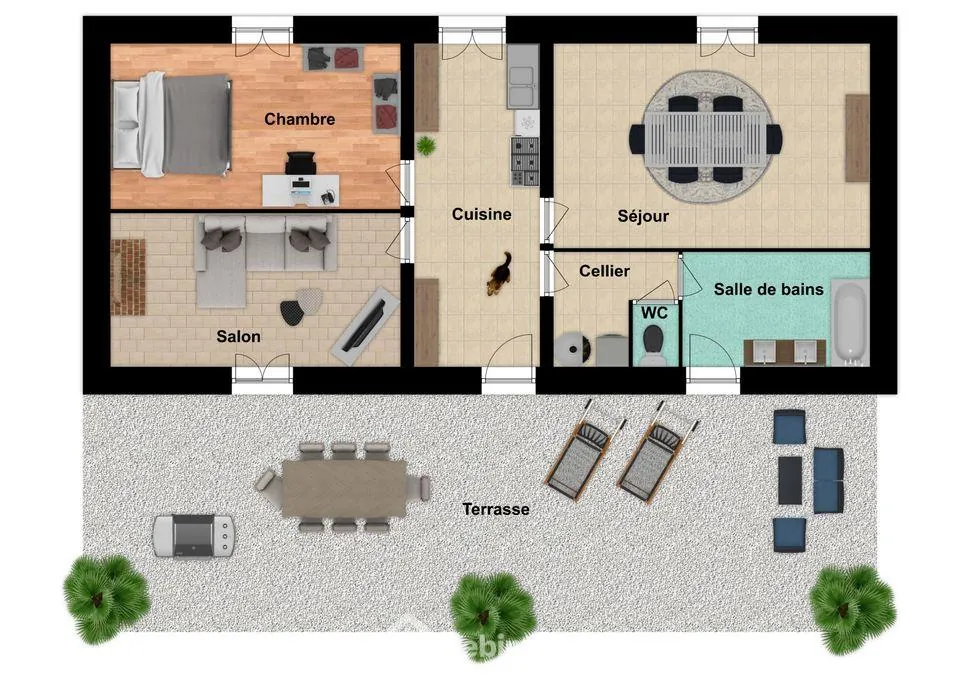 Ensemble immobilier de 2 maisons avec dépendances à Payré, proximité Poitiers 