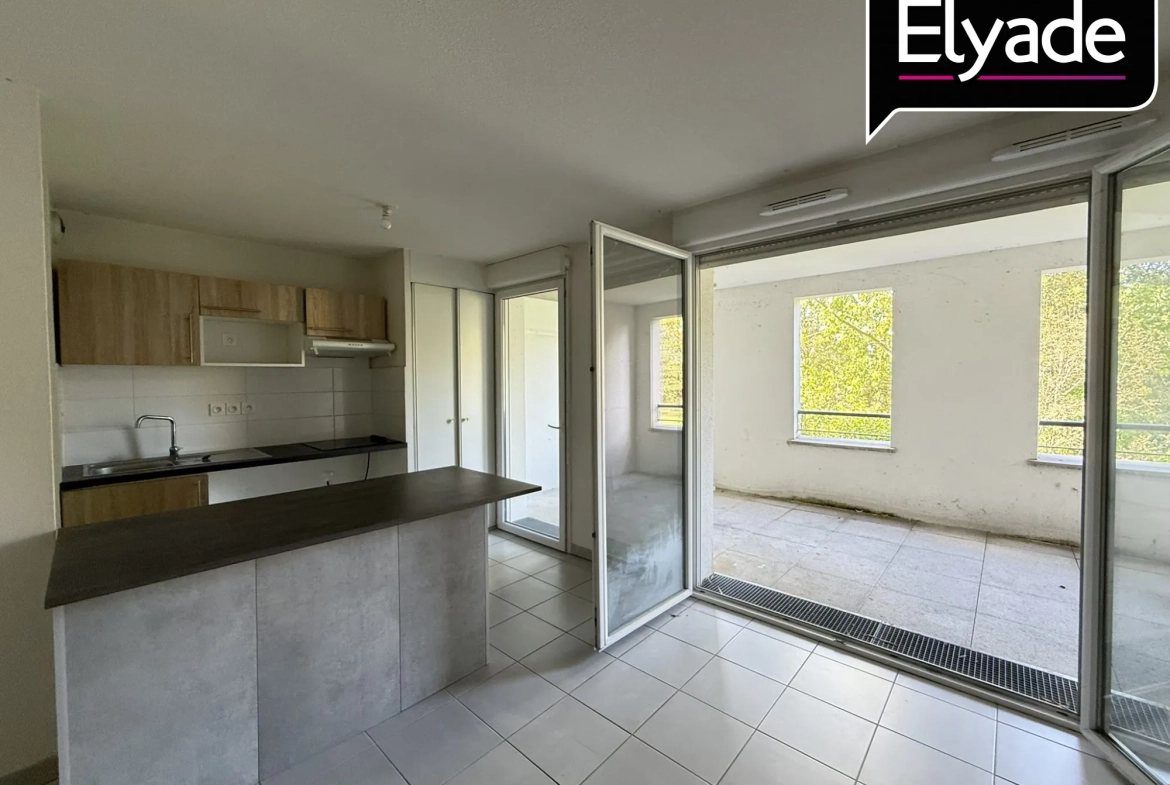A vendre appartement T3 récent de 69 m² à Tournefeuille avec balcon et parking 