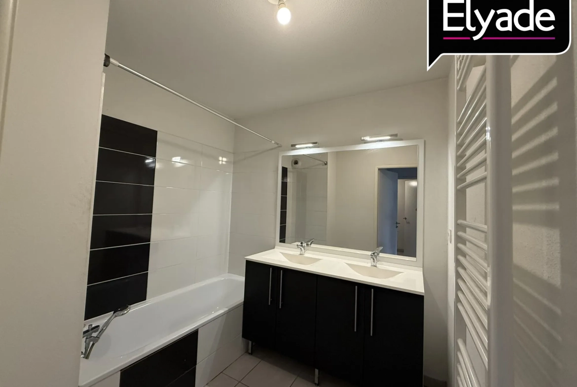 A vendre appartement T3 récent de 69 m² à Tournefeuille avec balcon et parking 