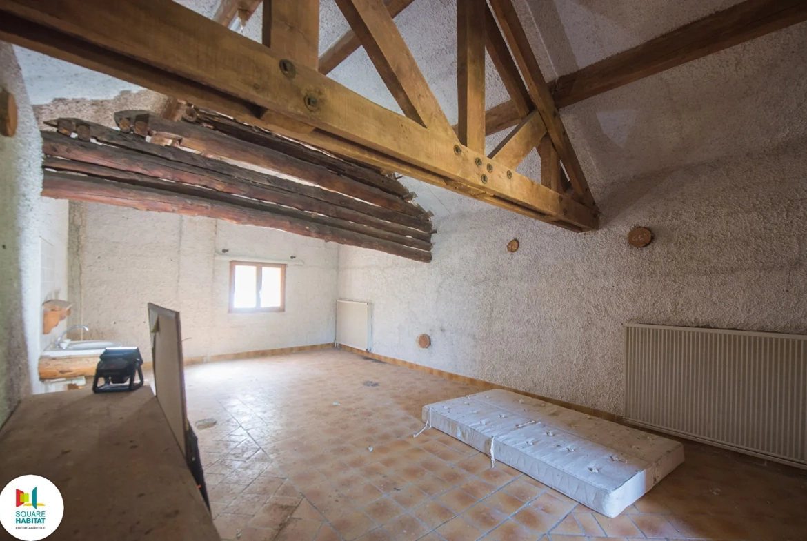 Chalet en bois à rénover à Molines en Queyras - 270 m² avec potentiel touristique 