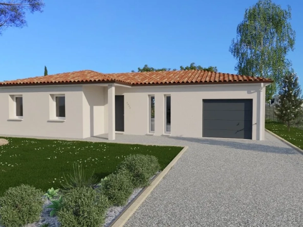 Maison neuve Capri de 92 m² à Thuré avec 3 chambres, design moderne et prestations haut de gamme
