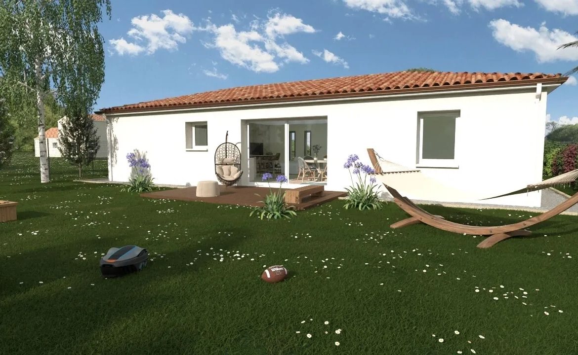 Maison neuve Capri de 92 m² à Thuré avec 3 chambres, design moderne et prestations haut de gamme 