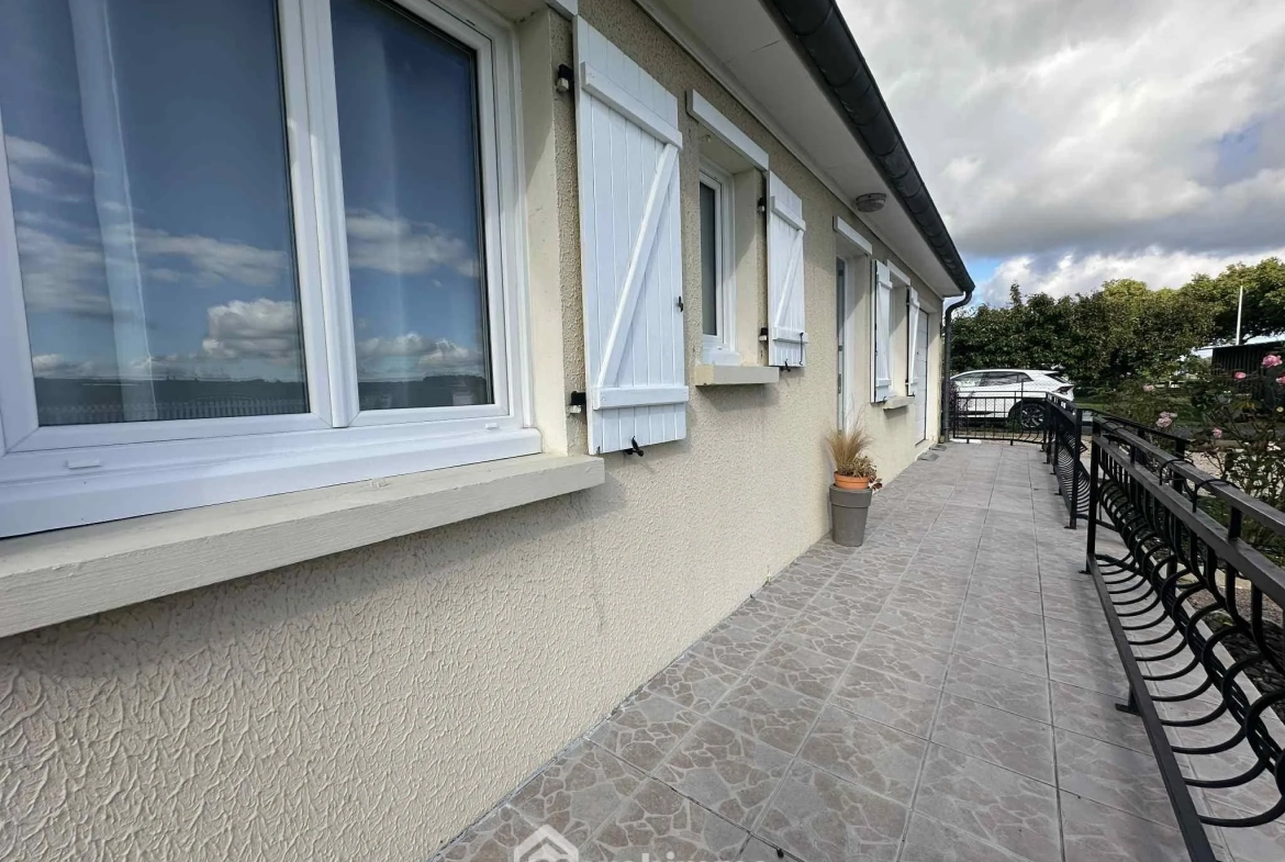 À vendre maison de plain-pied de 100 m² à Laon avec vue sur la Cathédrale 