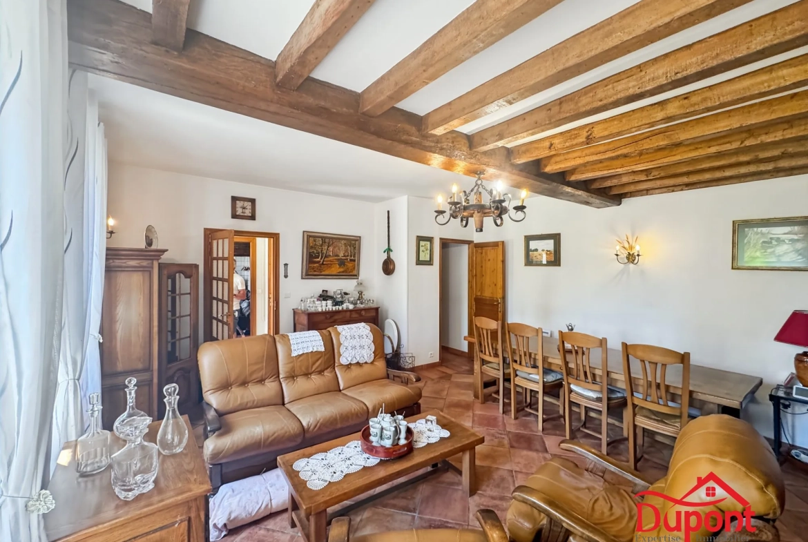 Maison de campagne authentique à Gouaix - 136 m² avec jardin et potentiel 