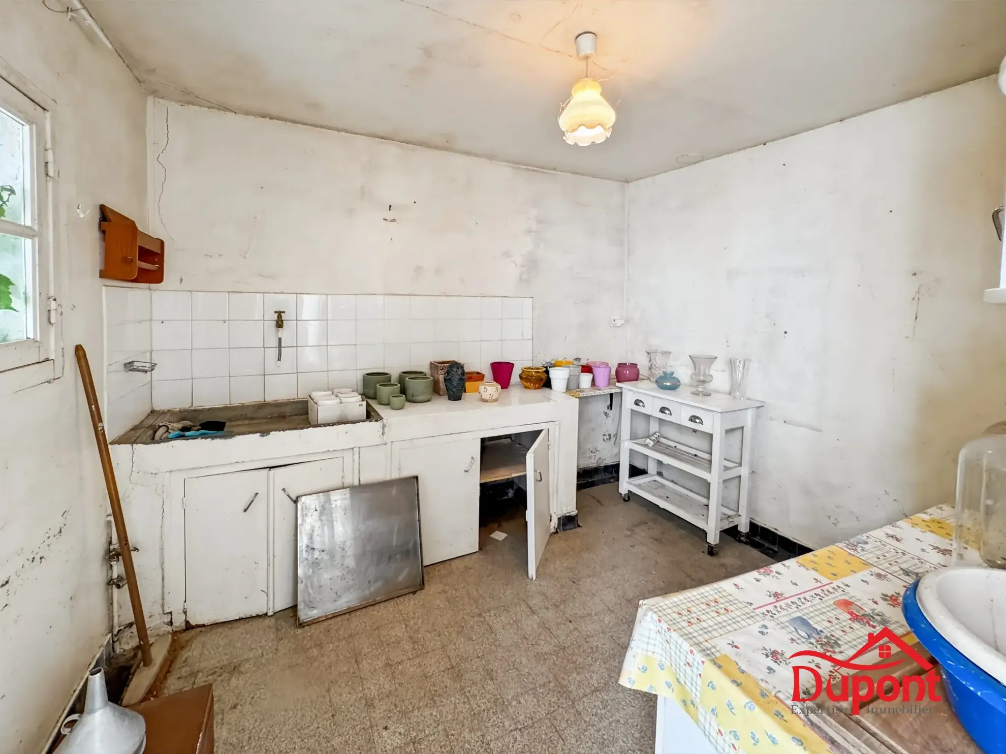 cuisine d'été Maison de campagne authentique à Gouaix - 136 m² avec jardin et potentiel 