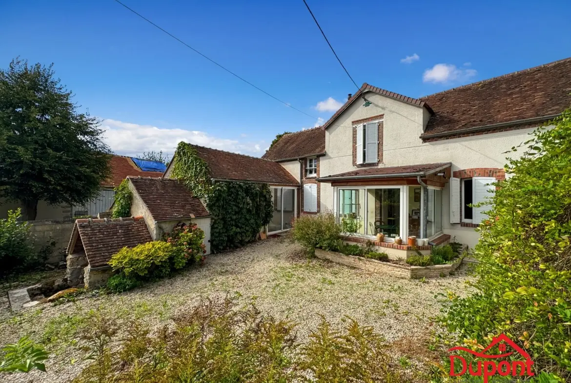 Maison de campagne authentique à Gouaix - 136 m² avec jardin et potentiel 