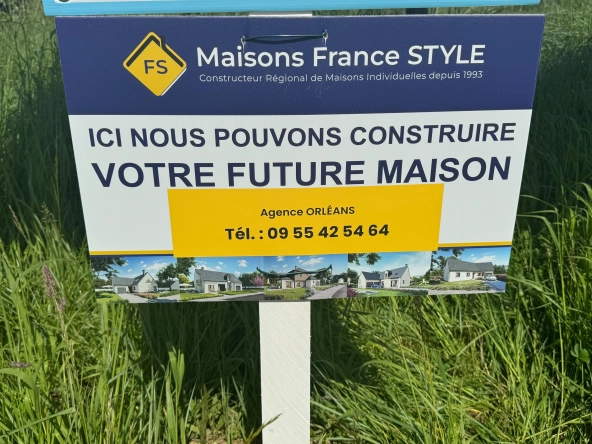 Terrain constructible à Bucy Le Roi – Proche Orléans, liberté de construction et environnement écologique