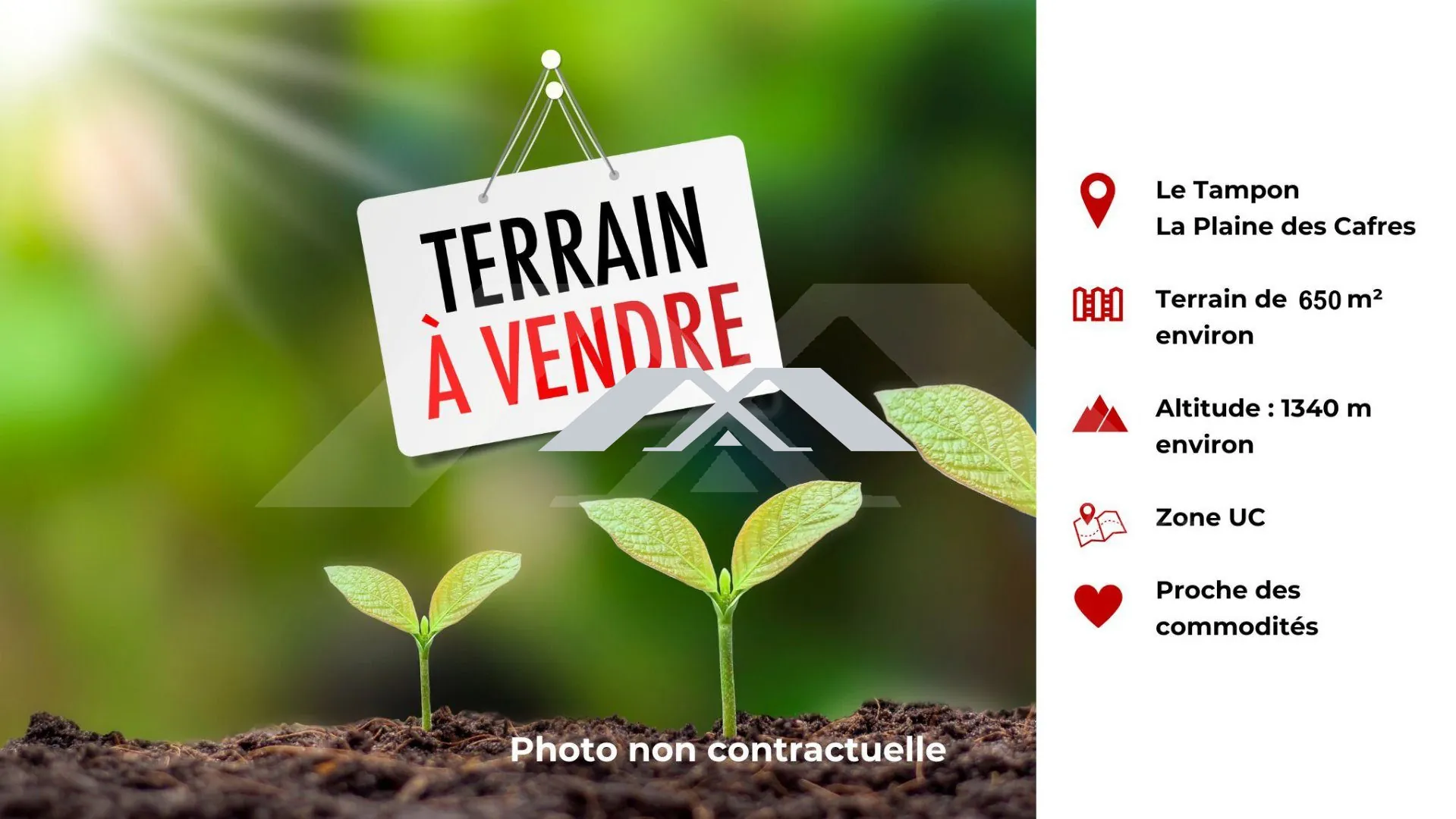 Terrain de 650 m² à vendre dans la Plaine des Cafres - Résidentiel et calme 