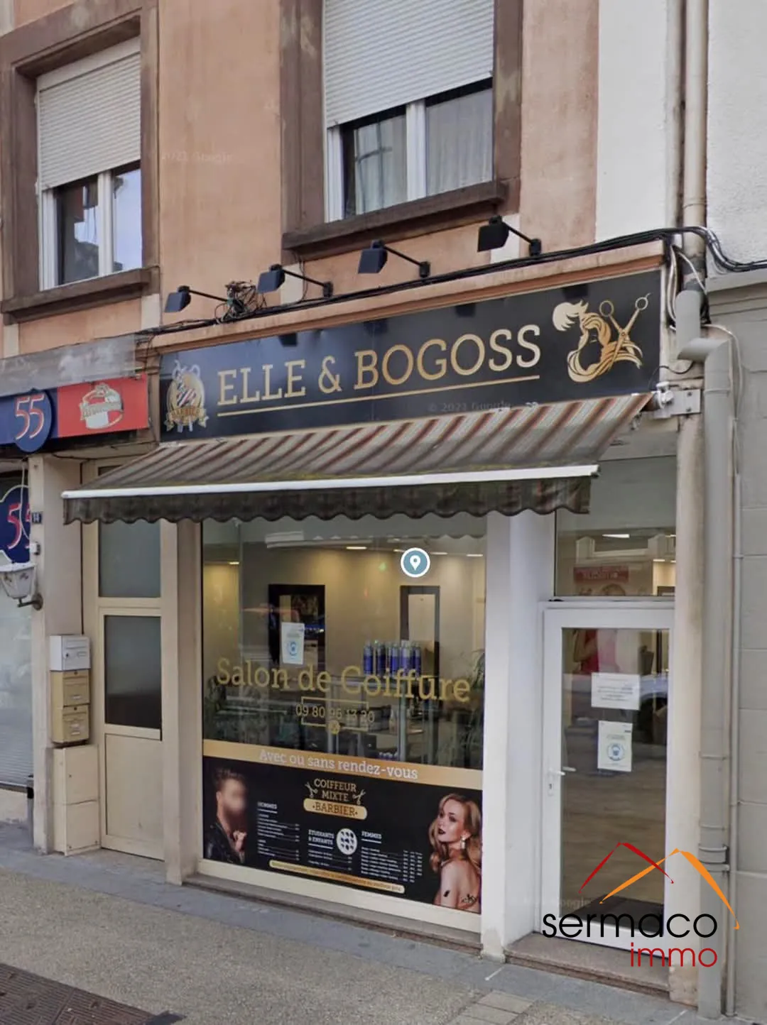 À vendre : local commercial et appartement à Sarreguemines 