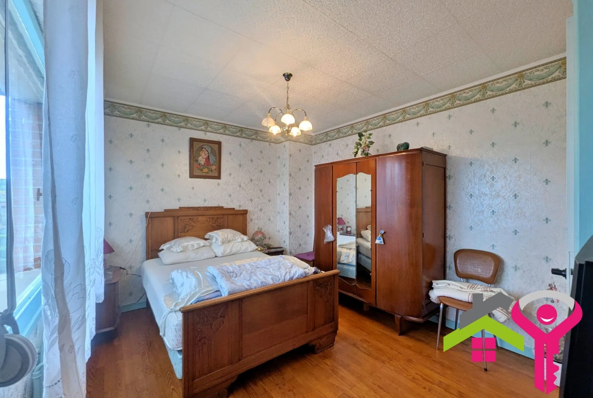 Maison GMF à rénover à Bazuel – Jardin, garage et potentiel d’aménagement 