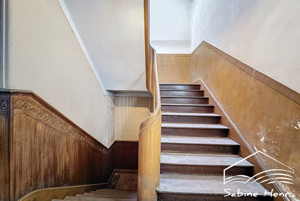 Maison ancienne à rénover avec grand jardin au centre-ville de Carmaux 