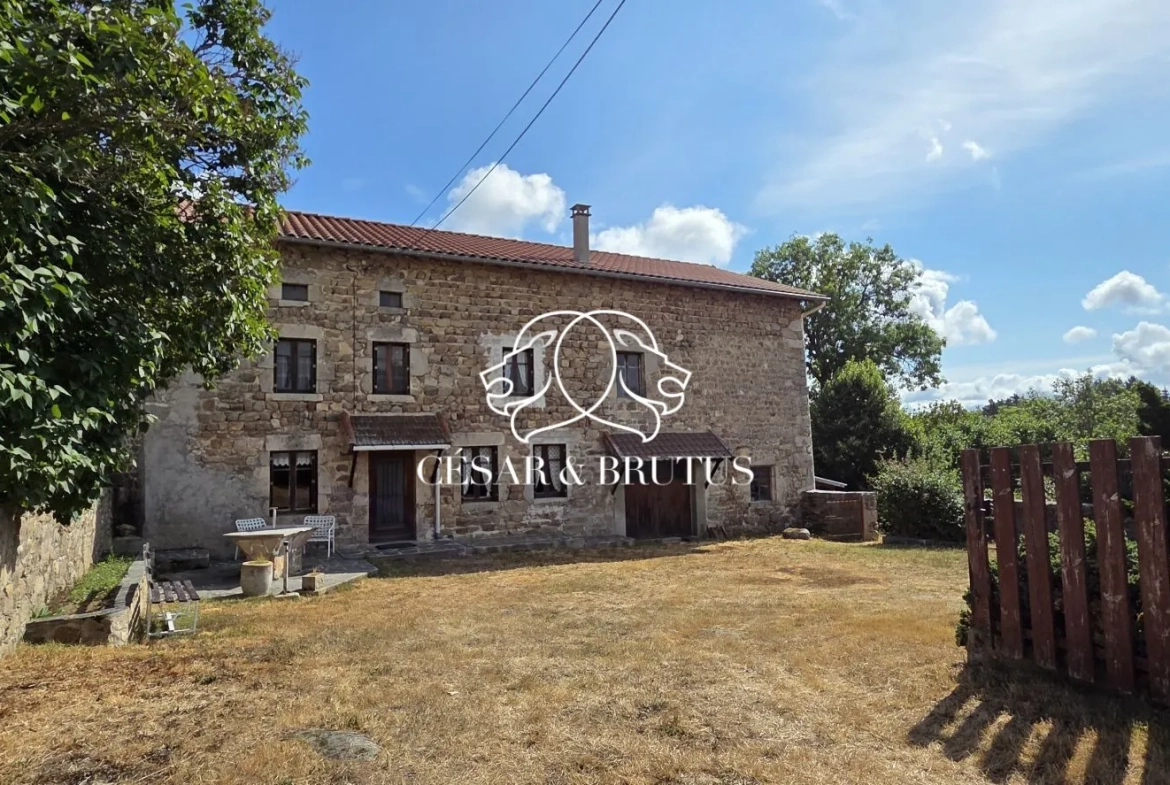 Ferme avec dépendances à Chomelix (43), 117 m² sur 7385 m² de terrain 