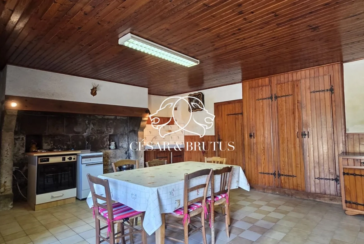 Ferme avec dépendances à Chomelix (43), 117 m² sur 7385 m² de terrain 