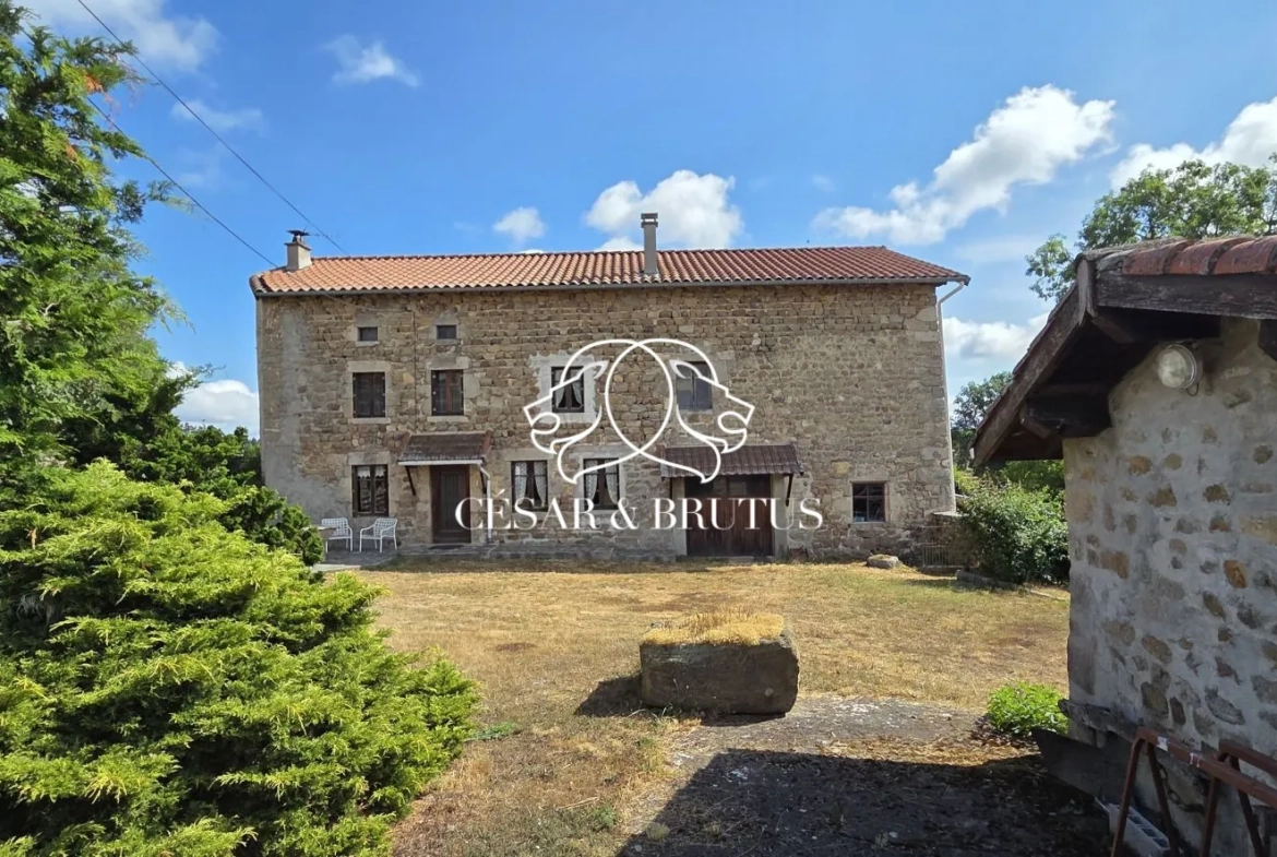 Ferme avec dépendances à Chomelix (43), 117 m² sur 7385 m² de terrain 
