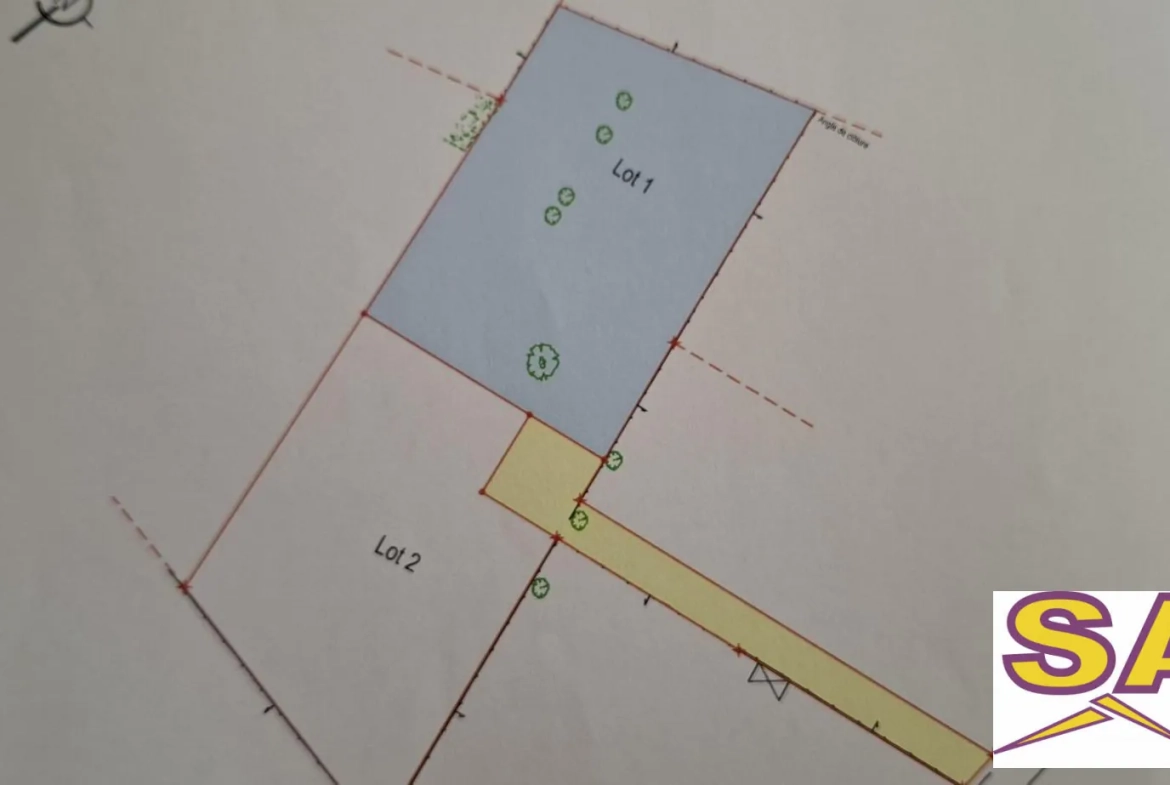 Terrain constructible de 1788 m² à Paucourt, proche Montargis et golf Vaugouard 