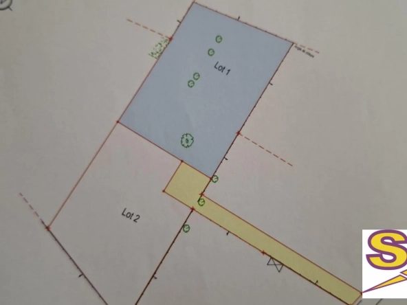 Terrain constructible de 1788 m² à Paucourt, proche Montargis et golf Vaugouard