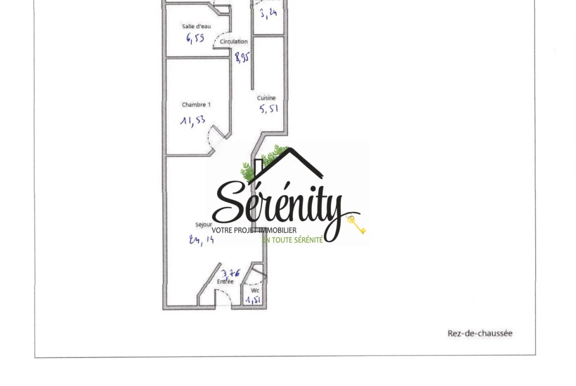 Appartement T4 Loué de 90m² à Cambrai, Investissement Immobilier 