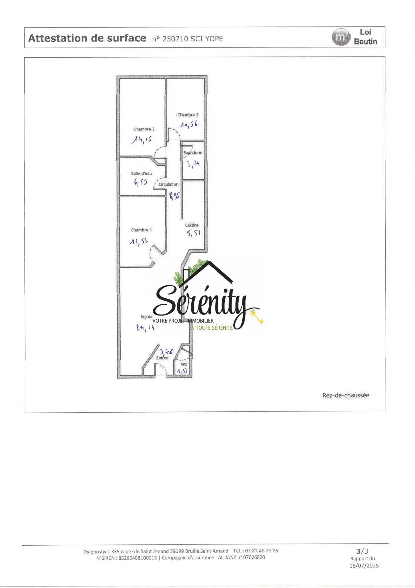 Appartement T4 Loué de 90m² à Cambrai, Investissement Immobilier 