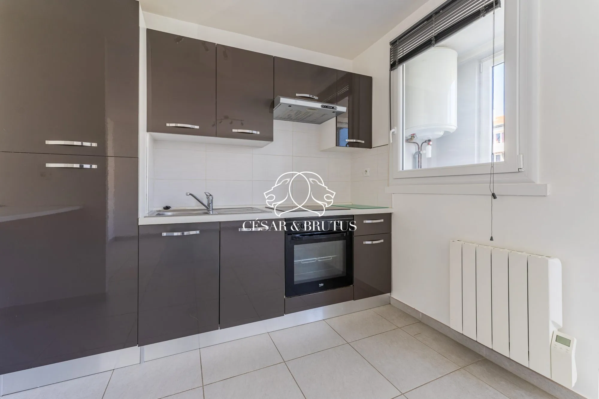 Appartement Lyon 8 - cuisine Charmant appartement 2 pièces avec loggia, parking et cave à Lyon 69008 
