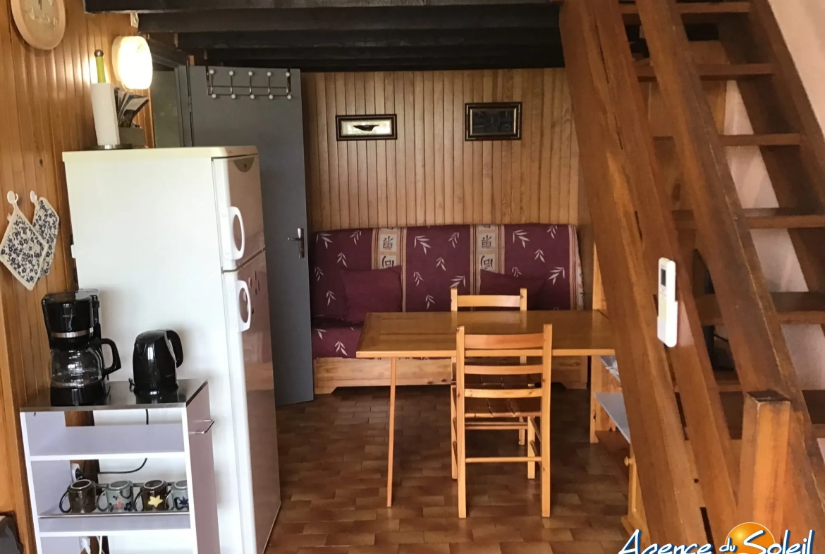 Appartement T2 avec terrasse à deux pas des plages du Barcarès 