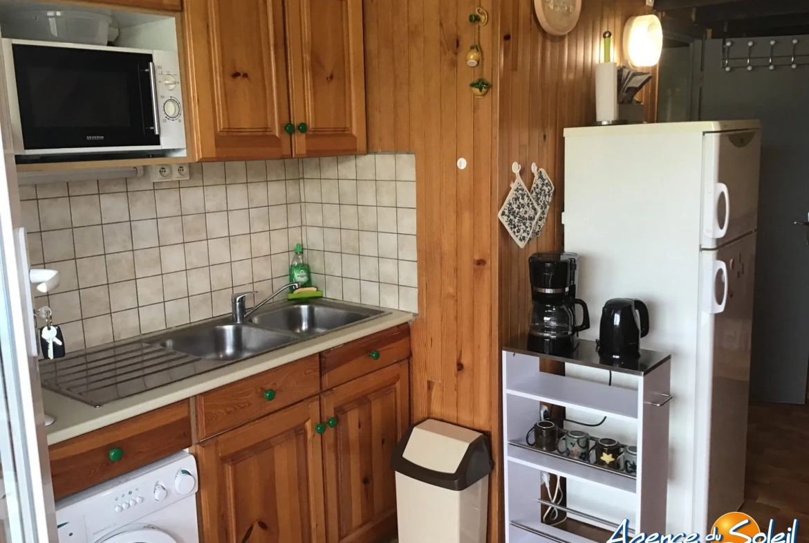 Appartement T2 avec terrasse à deux pas des plages du Barcarès 