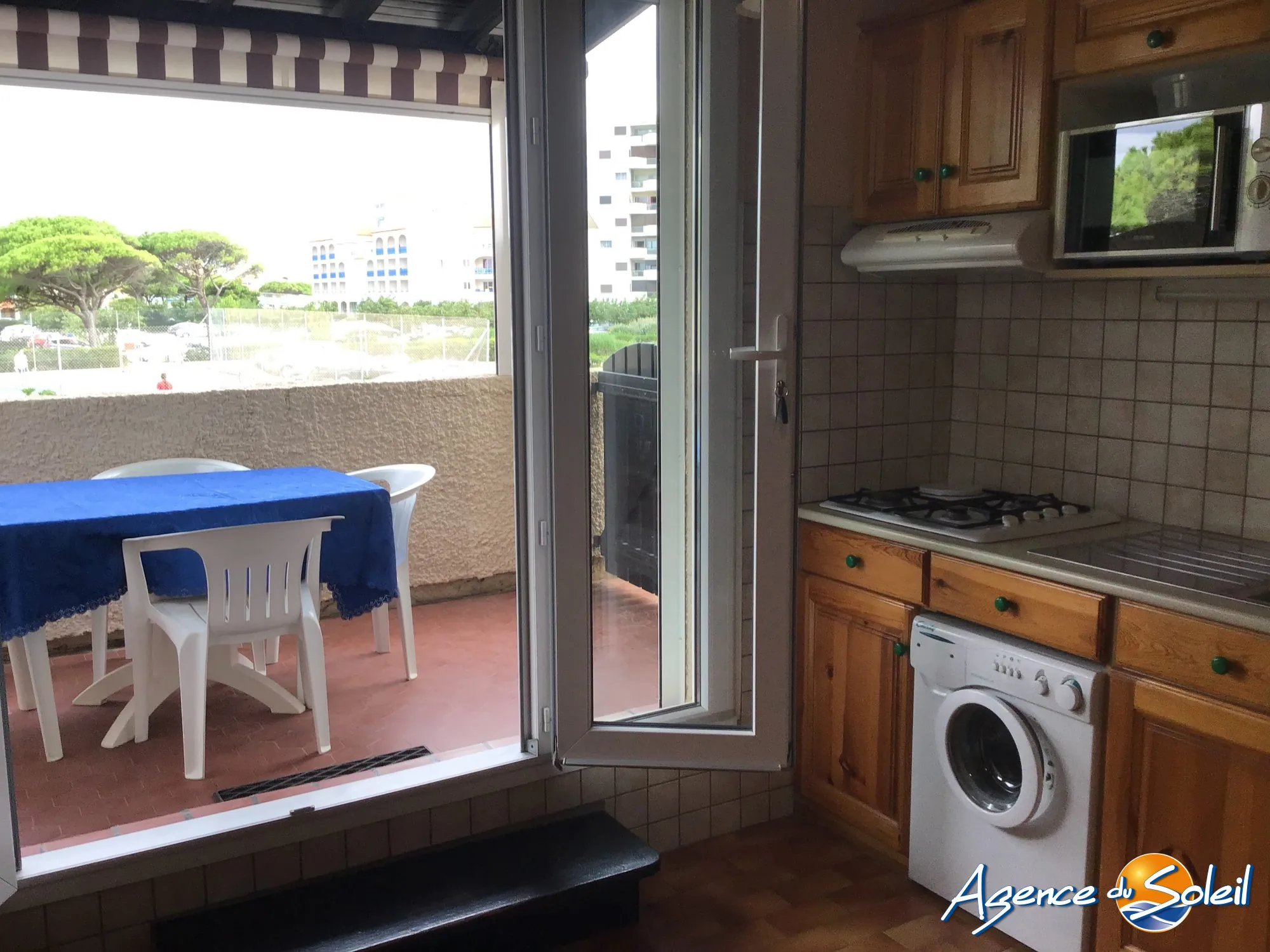Appartement T2 avec terrasse à deux pas des plages du Barcarès 