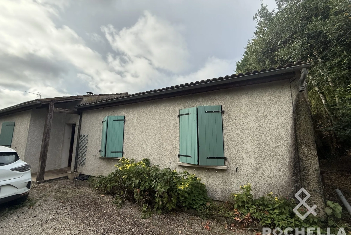 Maison de plain-pied à Thors (17160) avec grand jardin, potentiel rénovation 