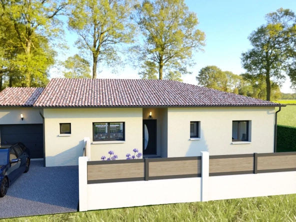 Maison neuve RE2020 de 93 m² à Bonrepos-sur-Aussonne proche Toulouse