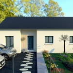 Maison neuve de plain-pied avec 3 chambres à Saint-Lyé-la-Forêt