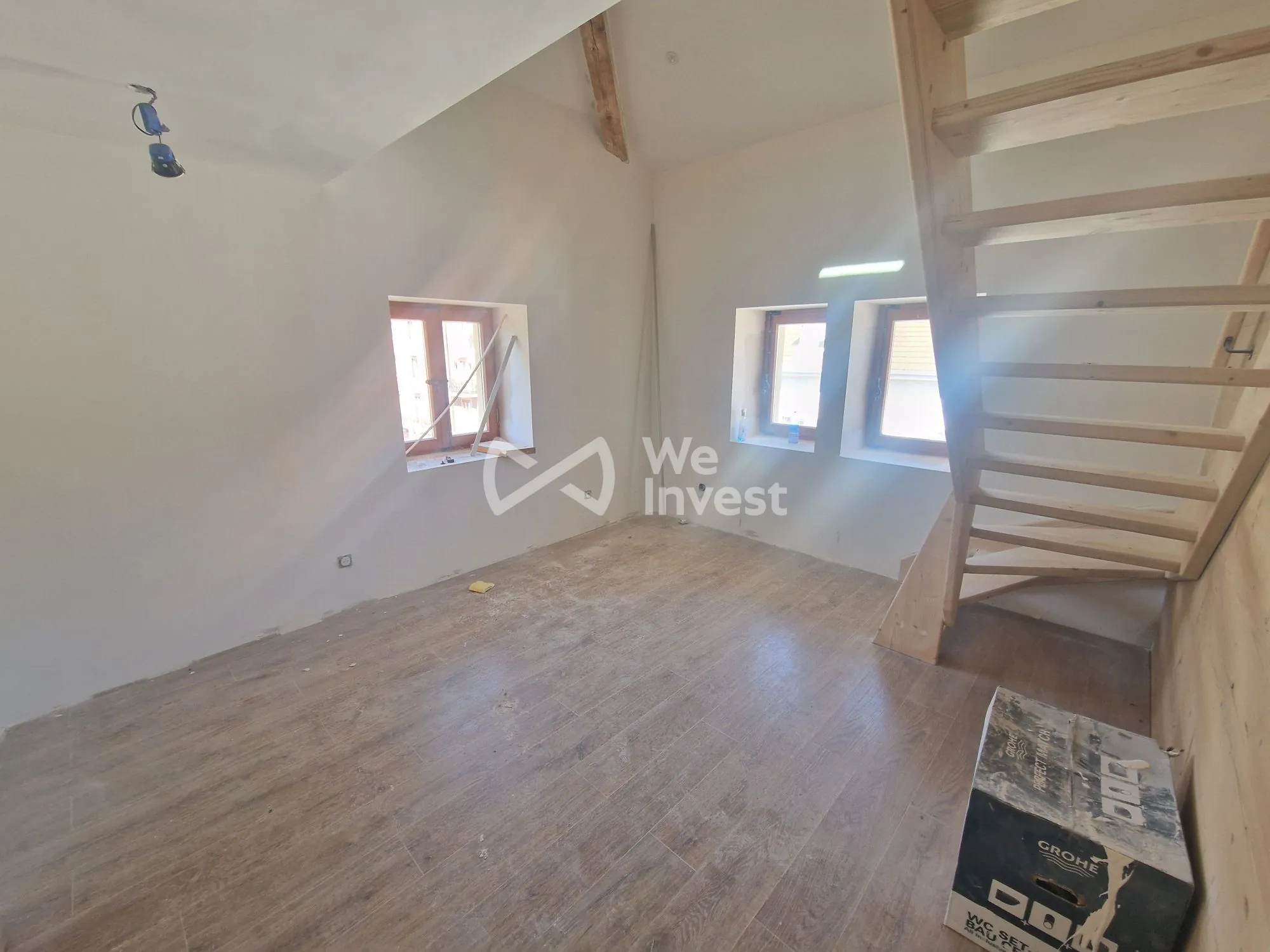 Appartement duplex à Gérardmer de 55m² à rénover en dernier étage 