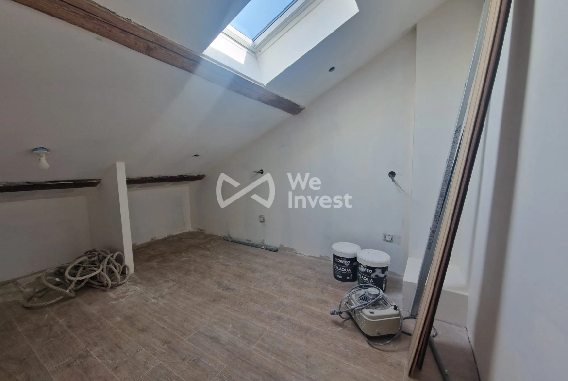 Appartement duplex à Gérardmer de 55m² à rénover en dernier étage 