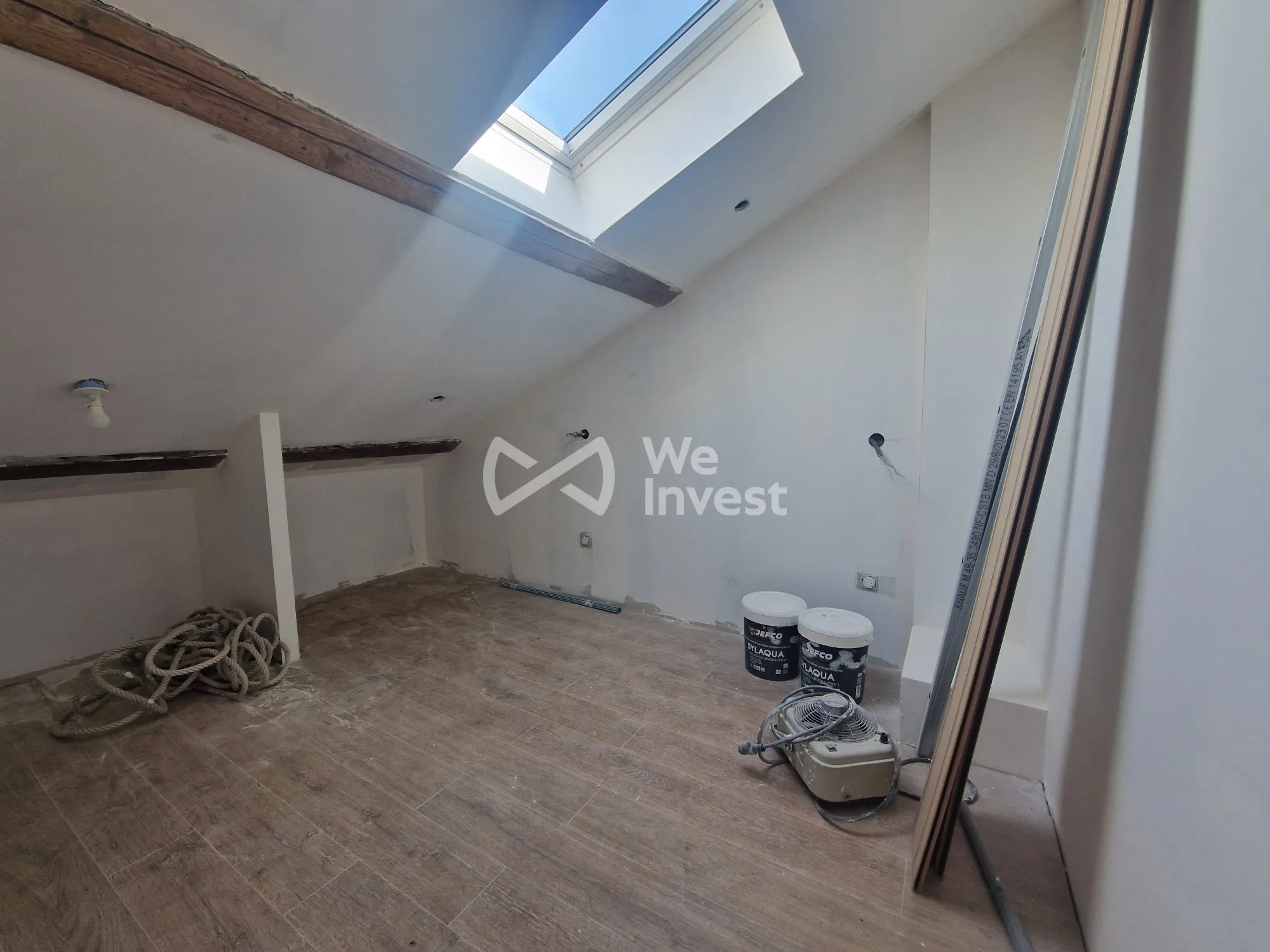 Appartement duplex à Gérardmer de 55m² à rénover en dernier étage 
