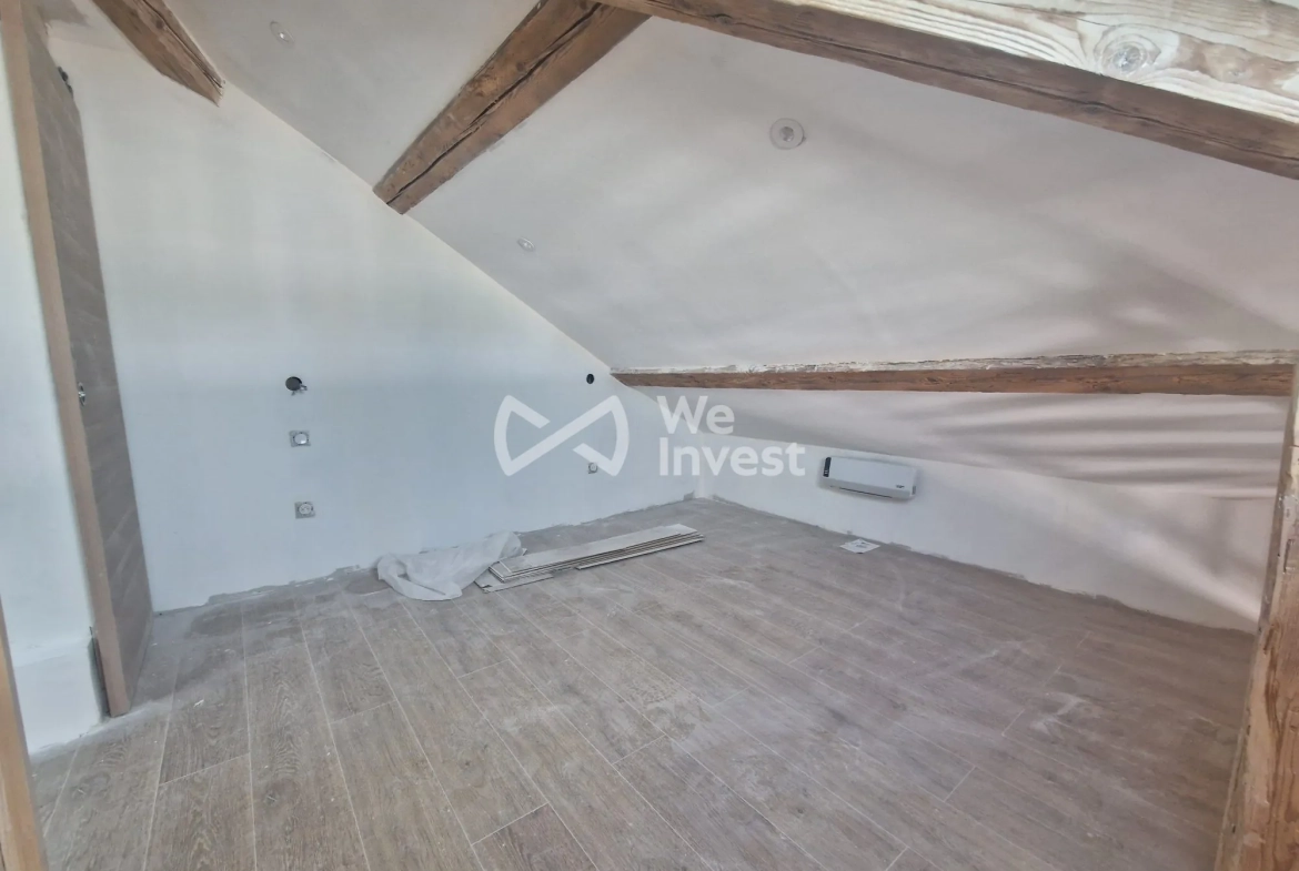 Appartement duplex à Gérardmer de 55m² à rénover en dernier étage 
