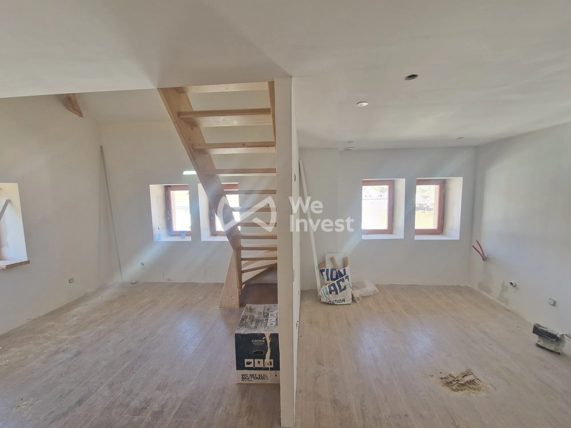 Appartement duplex à Gérardmer de 55m² à rénover en dernier étage 