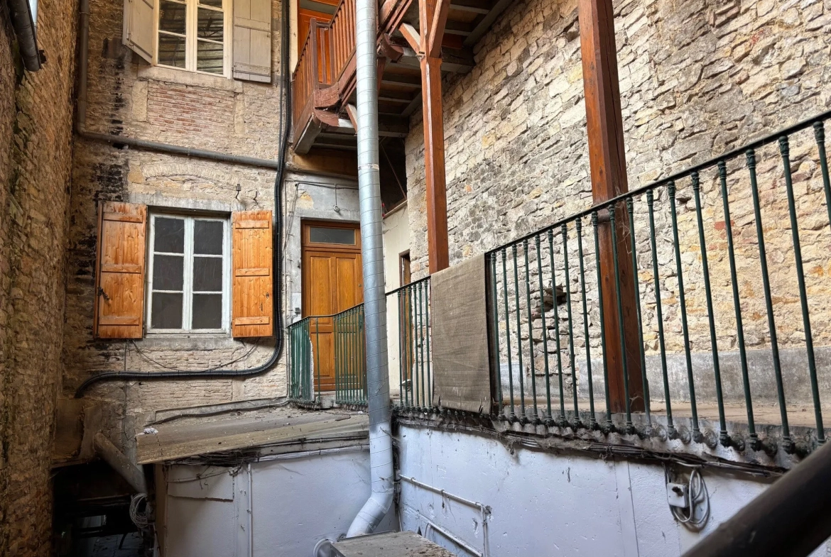 Bel appartement 3 pièces de 104 m² avec vue sur la Saône à Tournus 