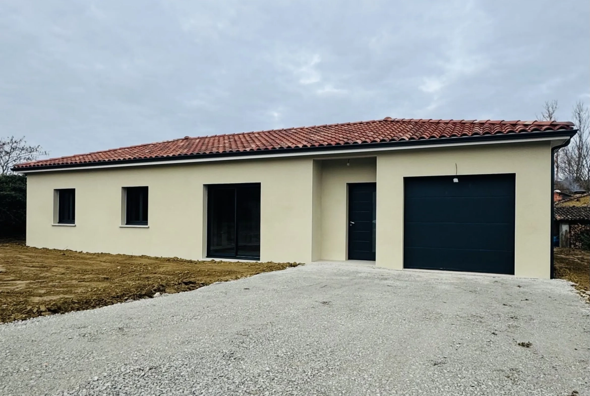 Maison neuve T4 de plain-pied à Corronsac près des écoles 
