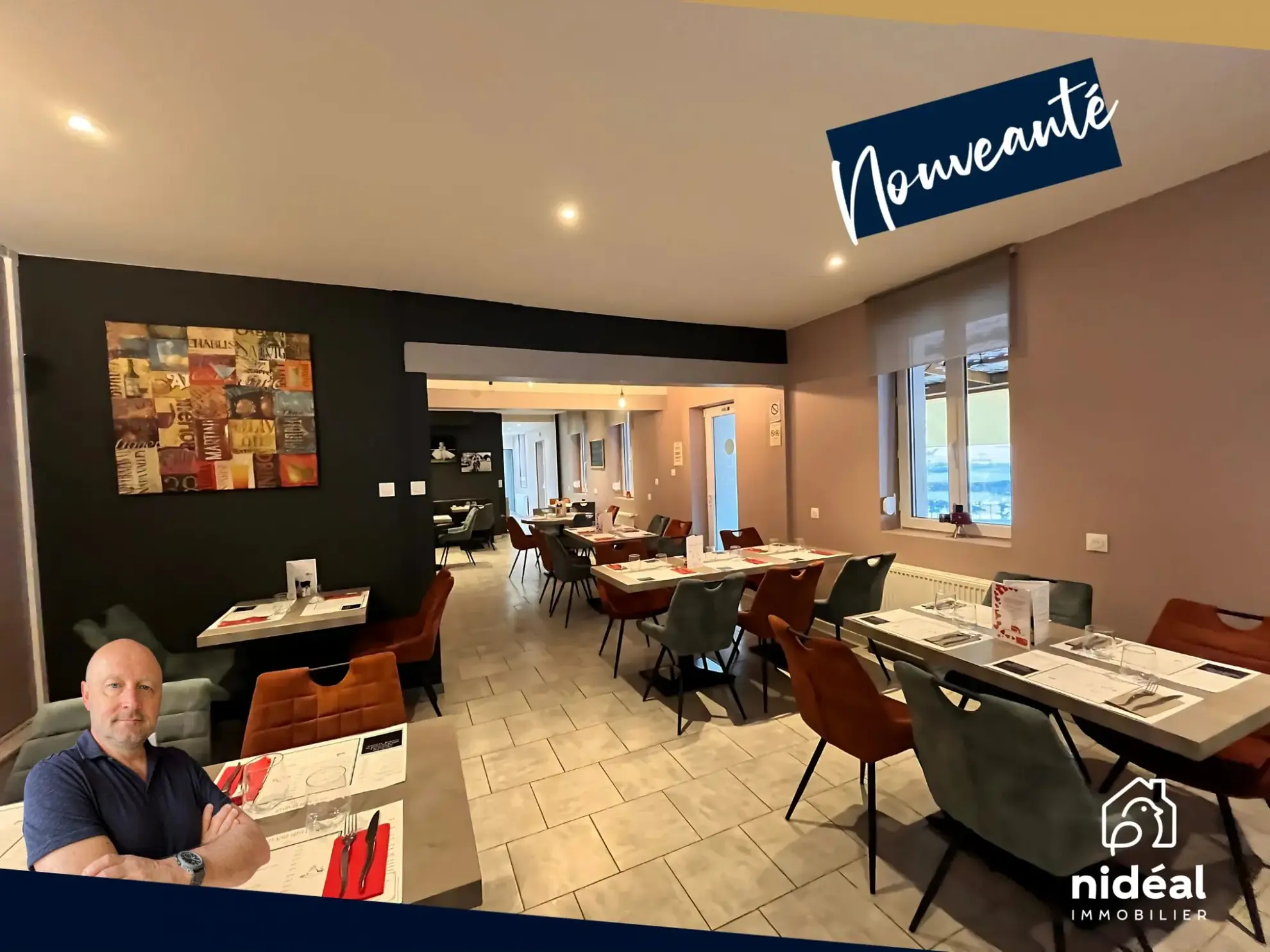 A vendre restaurant traditionnel avec licence IV à Louvignies-Quesnoy 