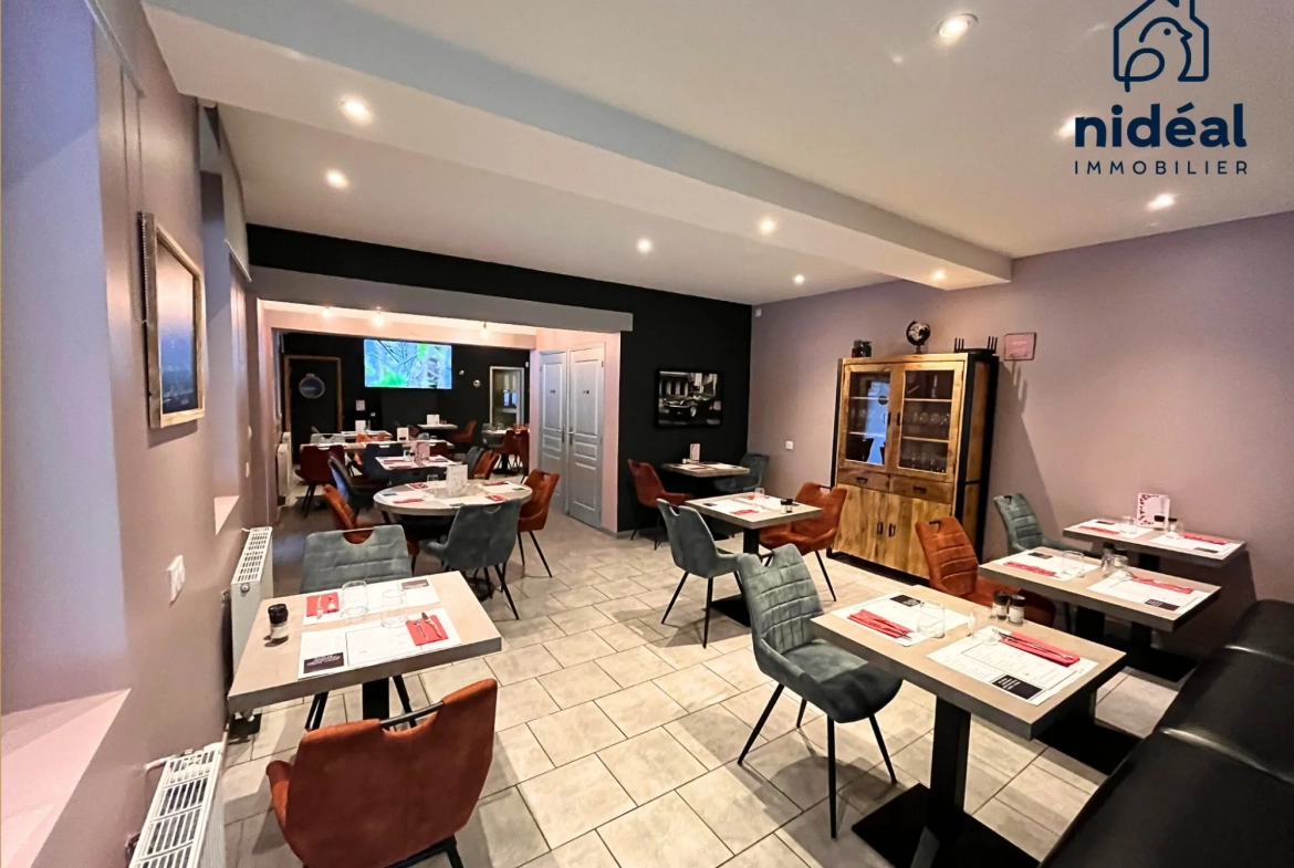 A vendre restaurant traditionnel avec licence IV à Louvignies-Quesnoy 