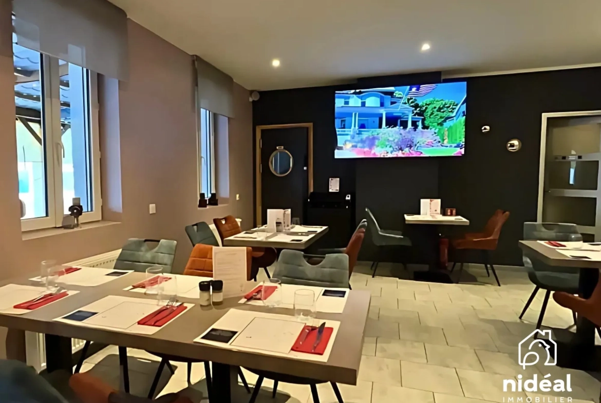 A vendre restaurant traditionnel avec licence IV à Louvignies-Quesnoy 