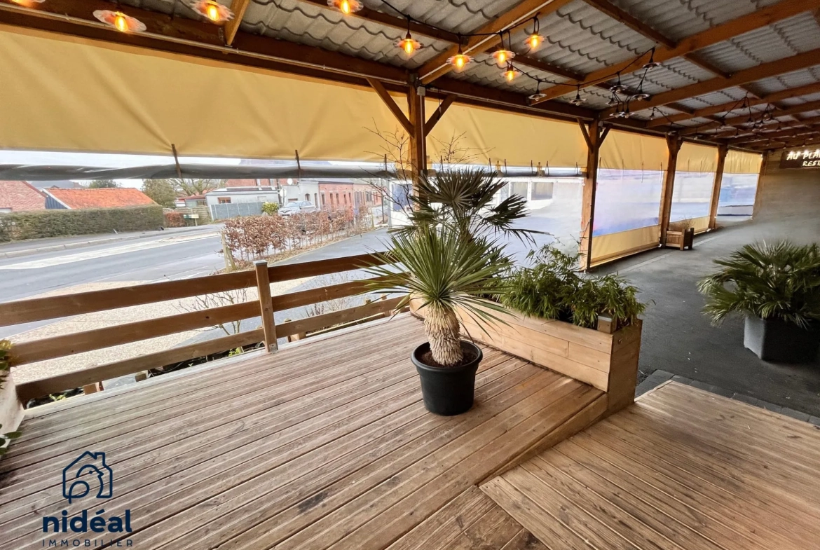 A vendre restaurant traditionnel avec licence IV à Louvignies-Quesnoy 