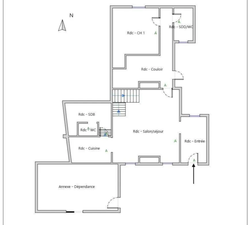Maison de charme de 89,50 m² à Chalonnes-sur-Loire, proche commodités 