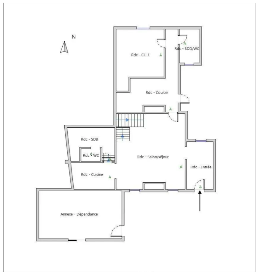 Maison de charme de 89,50 m² à Chalonnes-sur-Loire, proche commodités 