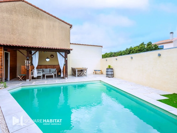 Maison à Orange avec 4 chambres, piscine et véranda - Secteur recherché