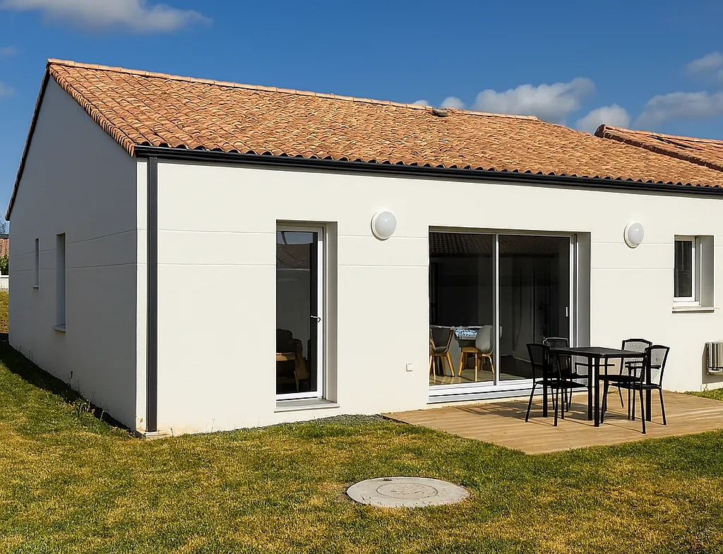 Maison de plain-pied récente à Longeville-sur-Mer près de la plage 