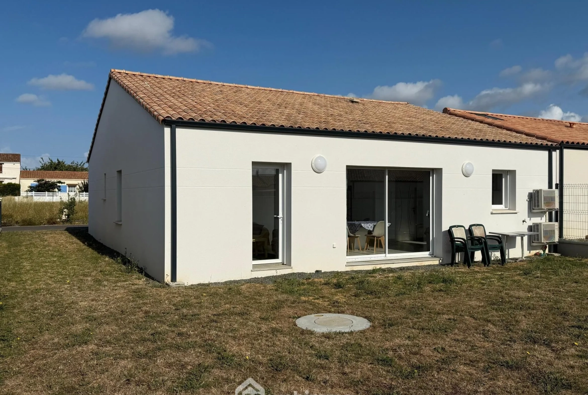 Maison de plain-pied récente à Longeville-sur-Mer près de la plage 