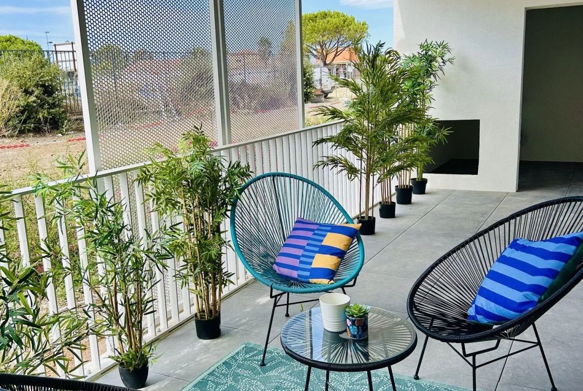 Magnifique appartement neuf 3 pièces avec loggia à Agde 