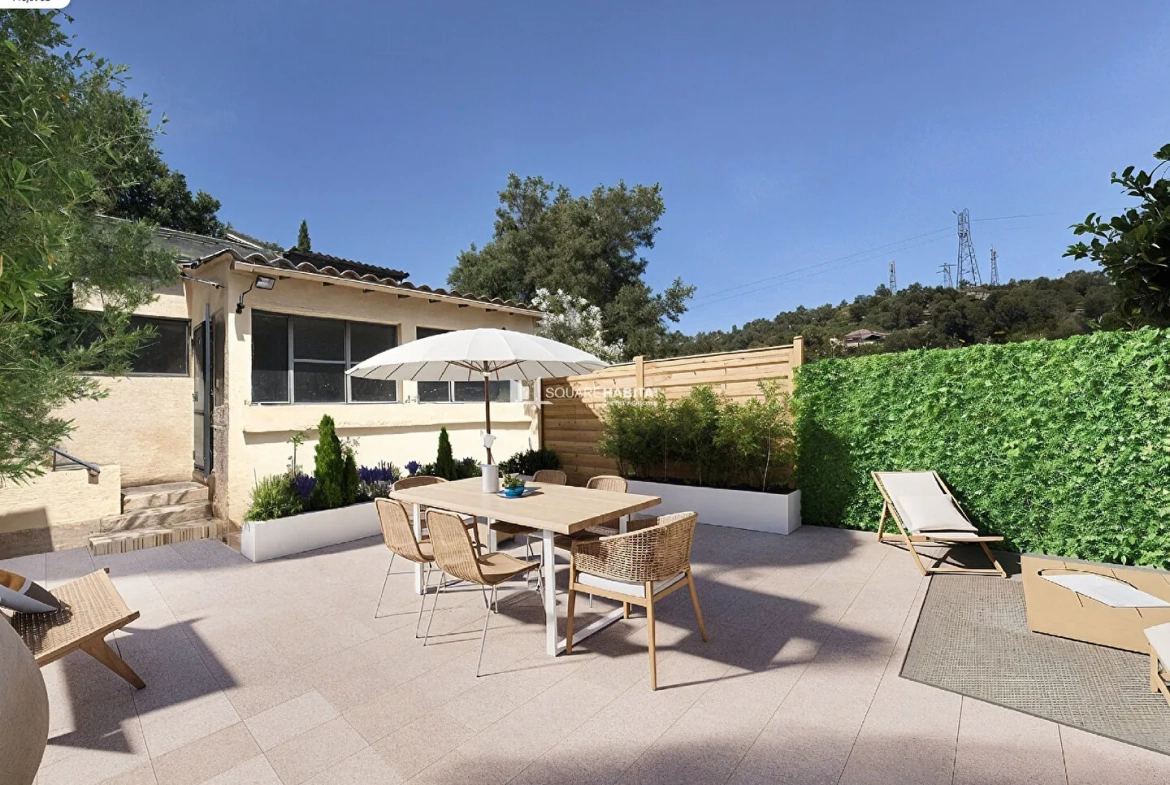 Maison à rénover de 72 m² avec dépendance et jardin à Septèmes-les-Vallons 
